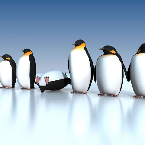 Creation of Lost A Penguin: Step 1